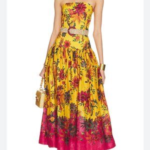 Zimmermann Yellow Midi Dress